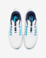 Nike Air Zoom Pegasus 38 Running Shoes White Navy CW7356-101