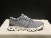 On Cloud X 4 Sneakers in Alloy and Ivory