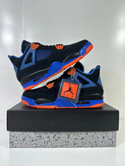 Jordan Air Jordan 4 Retro Black Blue Orange Sneakers