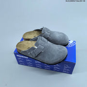 Birkenstock Boston Clog-Style Sandals in Suede