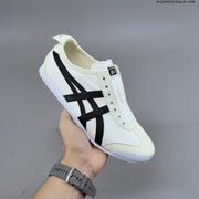 Onitsuka Tiger Mexico 66 Slip-On Sneakers White Black D342Q