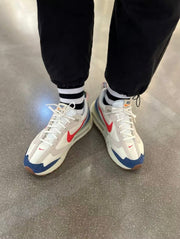 Nike Air Max Dawn DV1487-162 Sneakers, Sail Red Blue