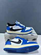 Jordan 1 Low Travis Scott Fragment Blue White DM7866-141