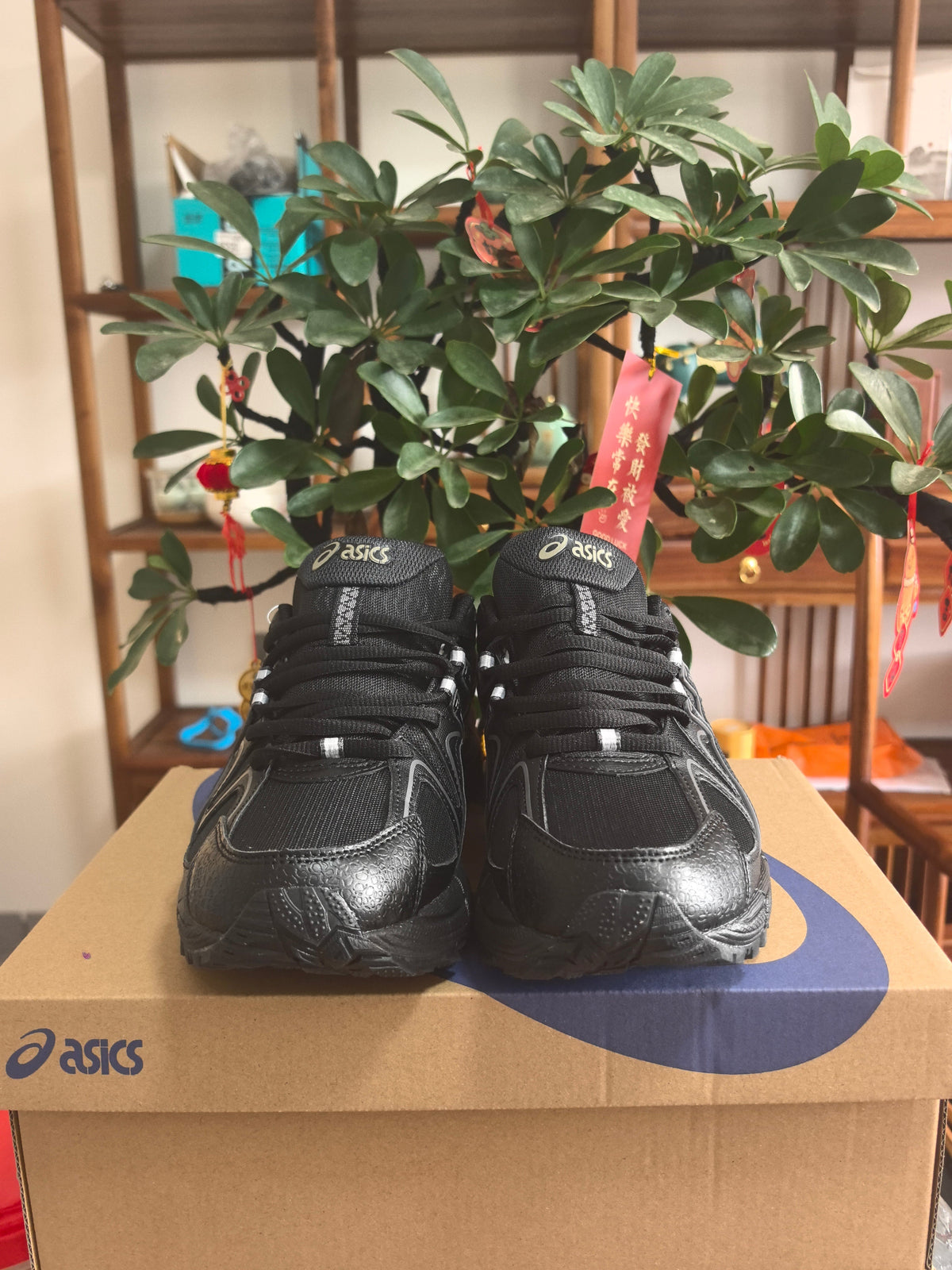 ASICS K1 Black High-Top Sneakers