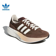 adidas Brown and White Low-Top Sneakers
