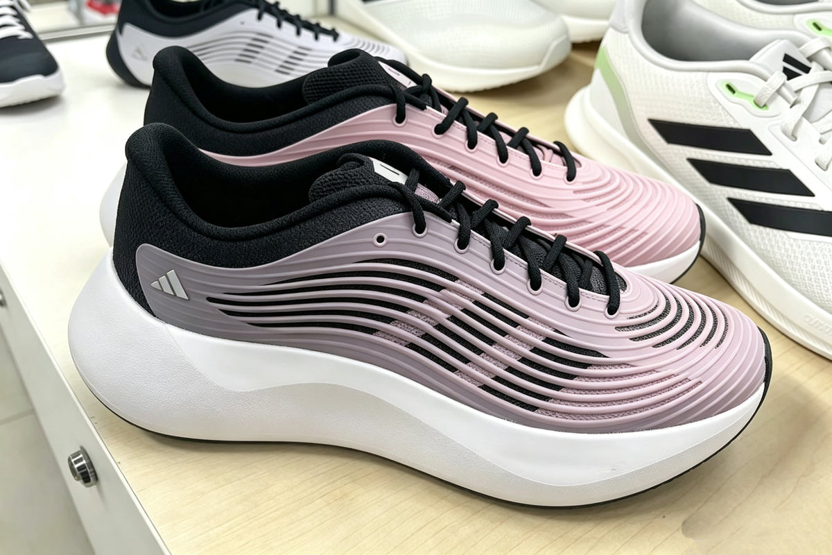 Black and Purple Sneakers