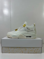 Jordan Air Jordan 4 Metallic Gold Sneakers White AQ9129-170
