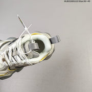 Balenciaga Monday Low-Top Sneakers in Gray and White