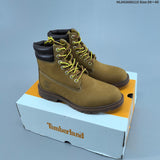 Timberland 6-Inch Style Lace-Up Boots, Wheat and Brown