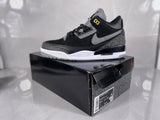 Nike Air Jordan 3 Retro Black Grey Sneakers