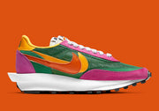 Nike LDV Waffle Sacai BV0073-301 Green Pink Sneakers