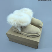 UGG Tazzelle Women's Fur-Trimmed Platform Slippers
