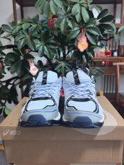 N7 White and Gray Sneakers