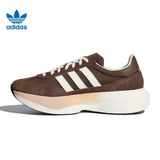 adidas Brown and White Low-Top Sneakers