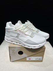 On Cloudnova 2 Sneakers, White and Orchid