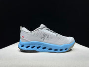 On Cloudsurfer Trail 2 Trail Running Shoes, Grey/Blue