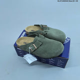 Birkenstock Boston VL Suede Clogs with Adjustable Buckle