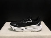HOKA Clifton 10 Black and White Running Shoes
