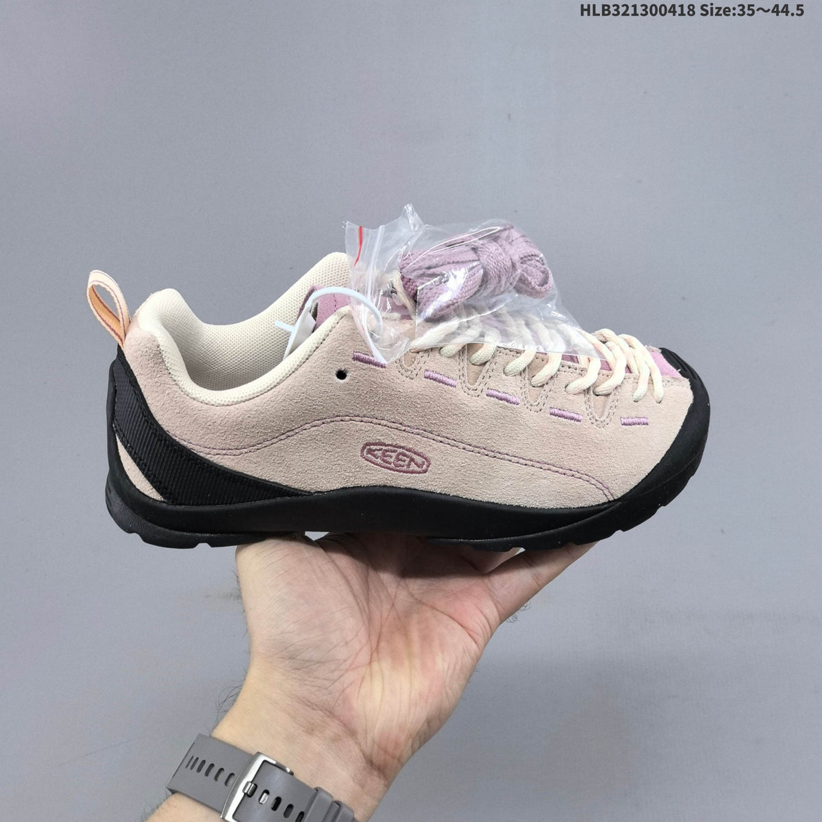 KEEN Jasper Rocks SP Low-Top Lace-Up Shoes, Beige and Mauve