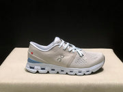 On Cloud X 4 Sneakers in Silver and Blue