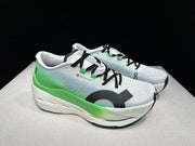 On Cloudboom Max Running Shoes, White and Green