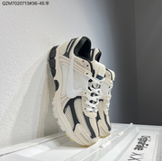 Nike Air Zoom Vomero 5 Sneakers in White, Black and Beige