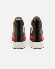 CONVERSE X CDG PLAY MULTI HEART CHUCK TAYLOR ALL STAR '70 HIGH