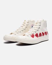 CONVERSE X CDG PLAY MULTI HEART CHUCK TAYLOR ALL STAR '70 HIGH