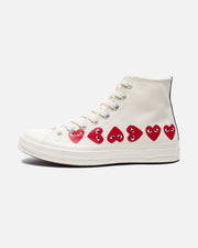 CONVERSE X CDG PLAY MULTI HEART CHUCK TAYLOR ALL STAR '70 HIGH