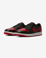JORDAN AJ 1 RETRO LOW OG - BLACK/ VARSITY RED/ SUMMIT WHITE