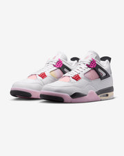 JORDAN AJ 4 RETRO - OFF WHITE/ FIRE PINK/ ANTHRACITE