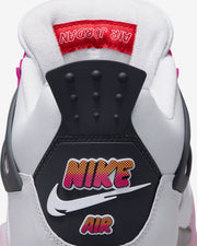 JORDAN AJ 4 RETRO - OFF WHITE/ FIRE PINK/ ANTHRACITE