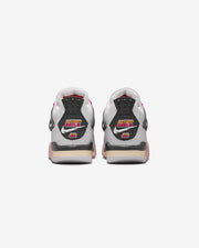 JORDAN GS AJ 4 RETRO - OFF WHITE/ FIRE PINK/ ANTHRACITE