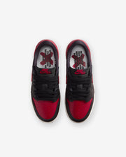 JORDAN GS AJ 1 RETRO LOW OG - BLACK/ VARSITY RED/ SUMMIT WHITE