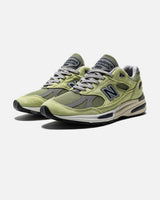 NEW BALANCE 'MADE IN USA' 991v2 - GREEN BANANA/ MOSS