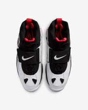 NIKE AIR DIAMOND TURF II - BLACK/ WHITE/ FIRE RED