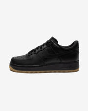 NIKE AIR FORCE 1 '07 - BLACK/ GUMLIGHTBROWN
