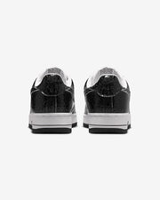 NIKE AIR FORCE 1 LOW 'CRACKED LEATHER' - BLACK/ WHITE