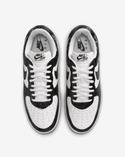NIKE AIR FORCE 1 LOW 'CRACKED LEATHER' - BLACK/ WHITE