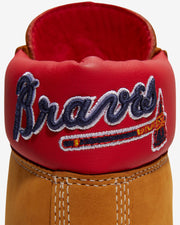 TIMBERLAND X MLB 6" PREMIUM BOOT 'BRAVES' - WHEAT