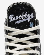 UNDEFEATED X CONVERSE X BK DODGERS CHUCK 70 HI - BLACK/ EGRET