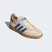 Men's Adidas Handball Spezial Shoes - Cream White/Blue/Warm Sandstone