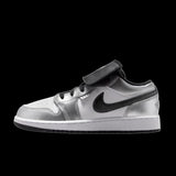 Air Jordan 1 Low SE (White/Black-White-Metallic Silver)