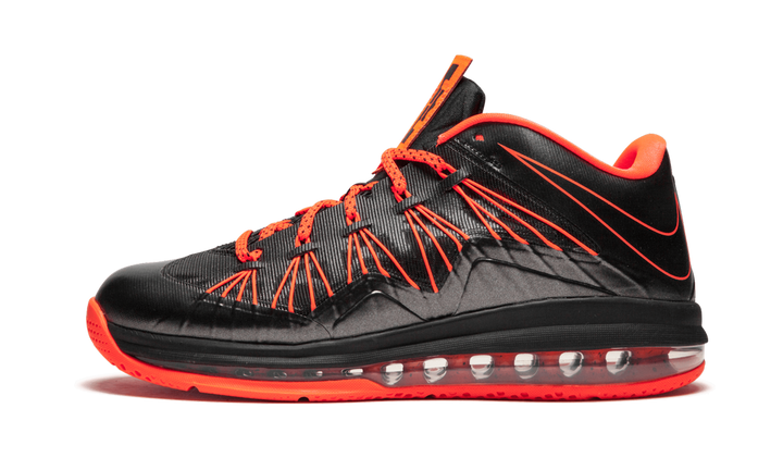 LeBron X Low "Black Total Crimson" 579765 001